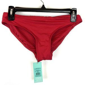 Sea Level Swim Women’s Red Hipster Bikini Bottom Size 6